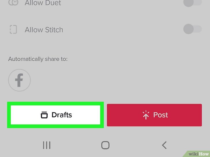 How to Find, Edit, and Save Drafts in TikTok