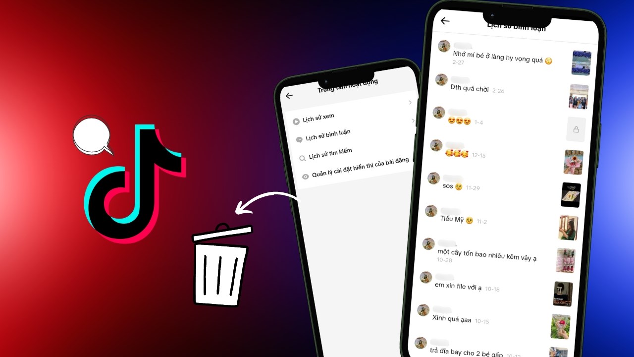 The easy way to delete the comment history on TikTok is to remove all your comments.